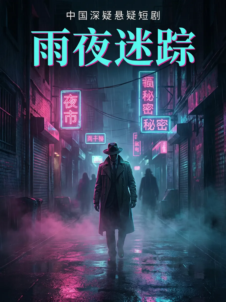 美女写真网站 悬疑追踪短剧 - 雨夜迷踪海报